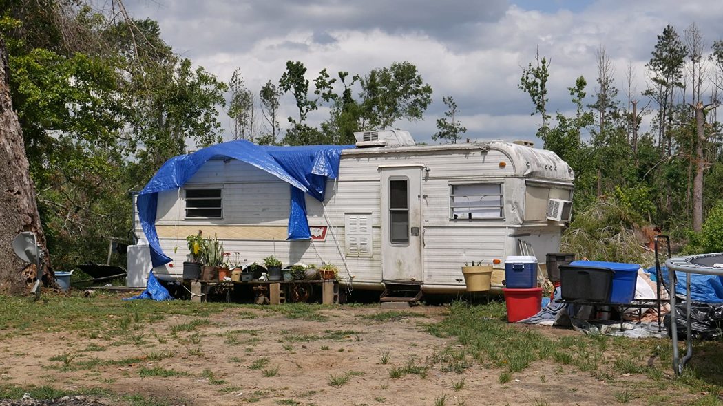 ლურჯი ბრეზენტი / Blue Tarps